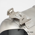 Yamaha MT-09 clean muffler mounting bracket detail