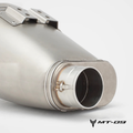 Yamaha MT-09 clean muffler outlet close-up