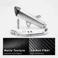 2025-2026 ZONTES 150X Full Exhaust System product overview, no logo