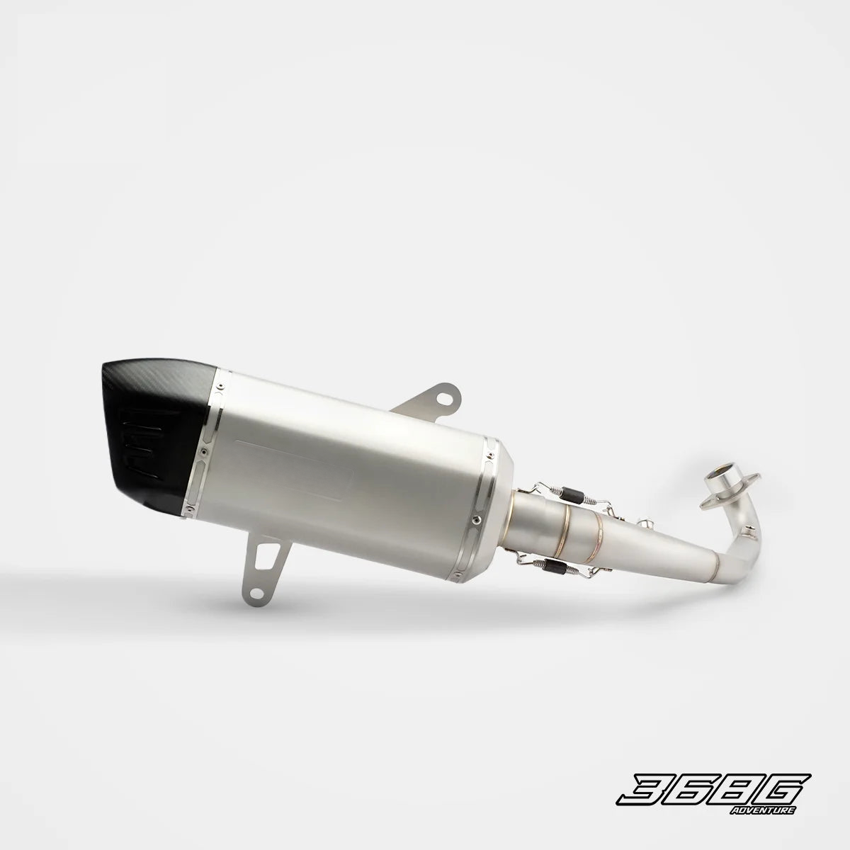 ZONTES 368G stainless steel link pipe and muffler product overview