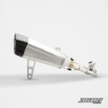 ZONTES 368G clean stainless steel slip-on exhaust product view