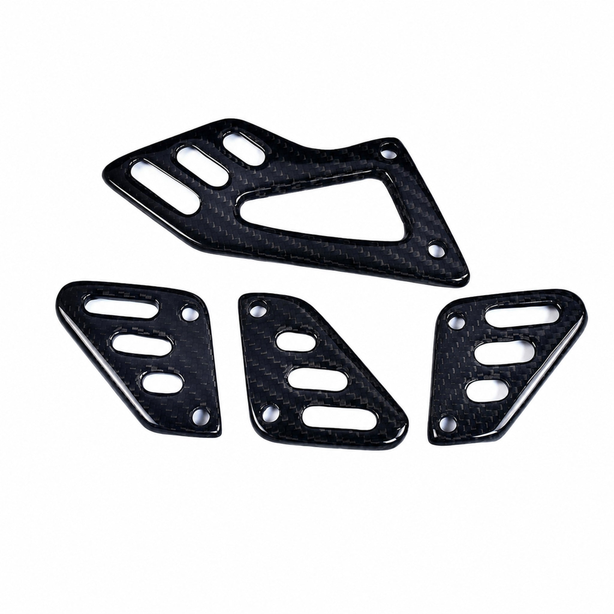 Carbon Fiber Heel Guard Plates for Aprilia RSV4 / Tuono V4 (2021+) | View 2 | ZOOMVIBE