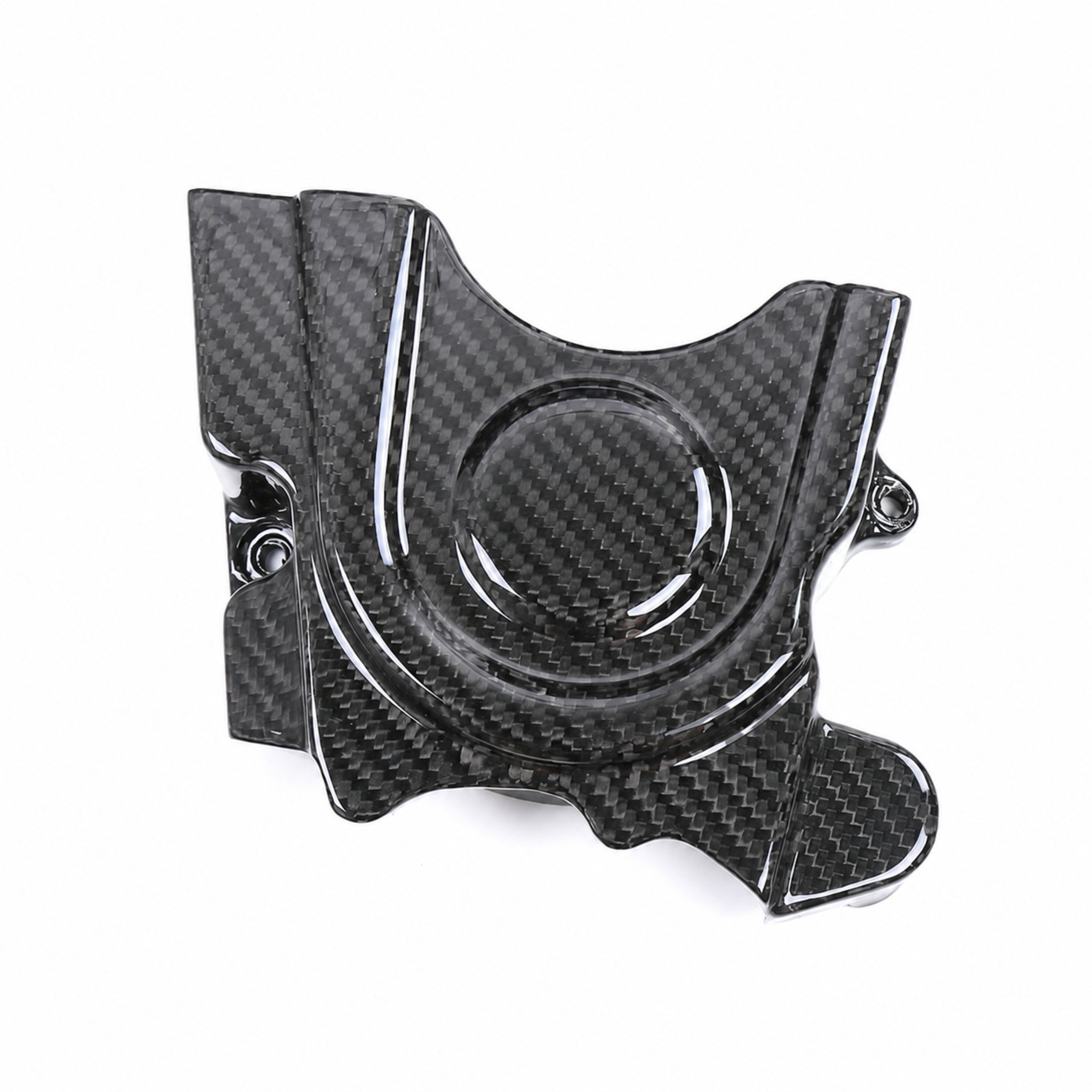 Carbon Fiber Sprocket Cover for Aprilia GPR 250R (2021–2023) | View 1 | ZOOMVIBE