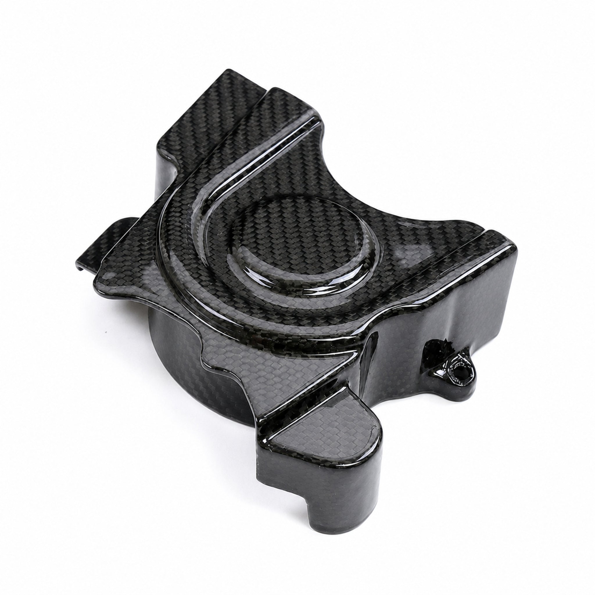 Carbon Fiber Sprocket Cover for Aprilia GPR 250R (2021–2023) | View 5 | ZOOMVIBE